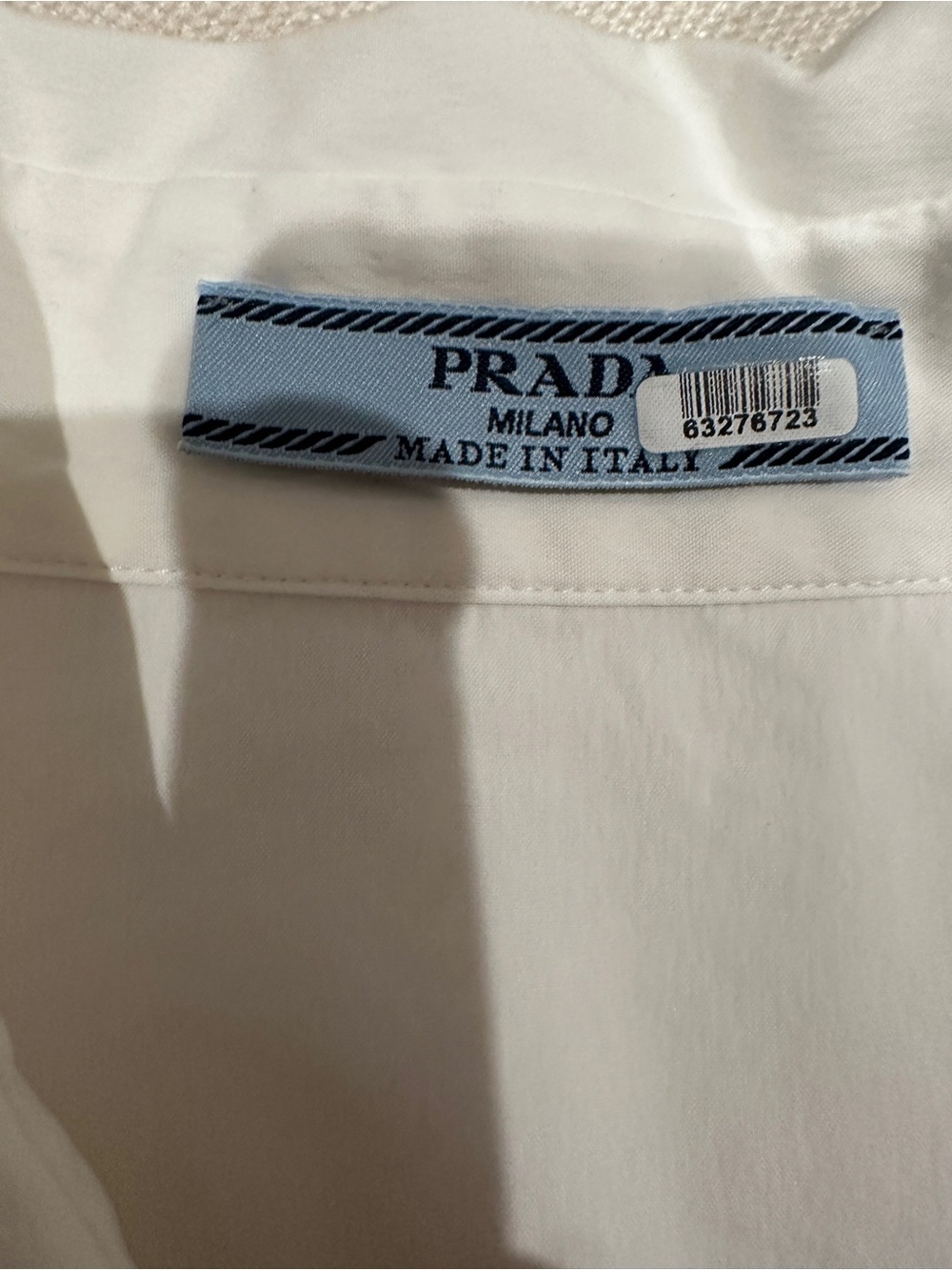 🩷 Prada Sleeveless Button-Front White Peplum Top 🩷 - Picture 3 of 5